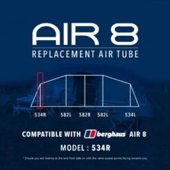 Air 8 Replacement Air Tube (Front 534R) 7 Air 8 Replacement Air Tube (Front 534R) -Berghaus Store go 190081 z