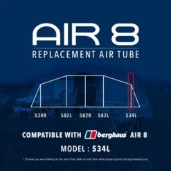 Air 8 Replacement Air Tube (534L) -Berghaus Store go 190088 z