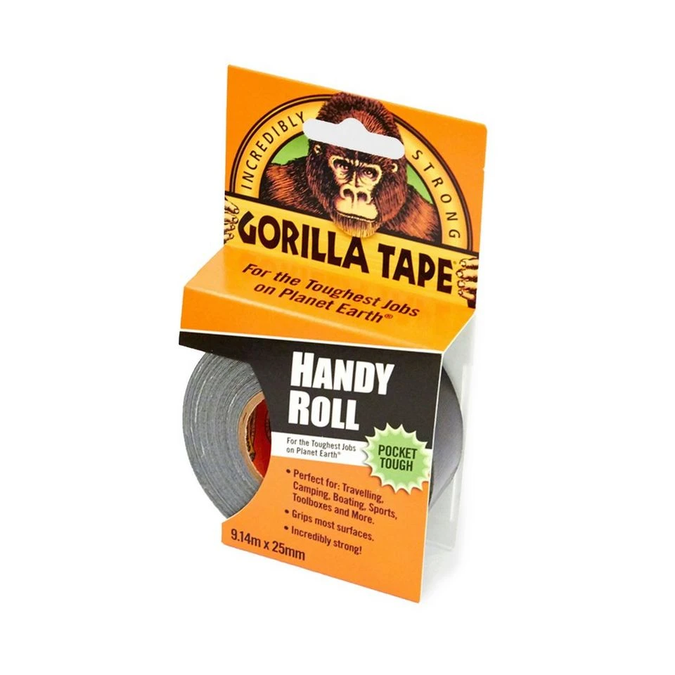 Gorilla Tape, Handy Roll (25mm X 9.1m) 4 Gorilla Tape, Handy Roll (25mm X 9.1m) - Image 2